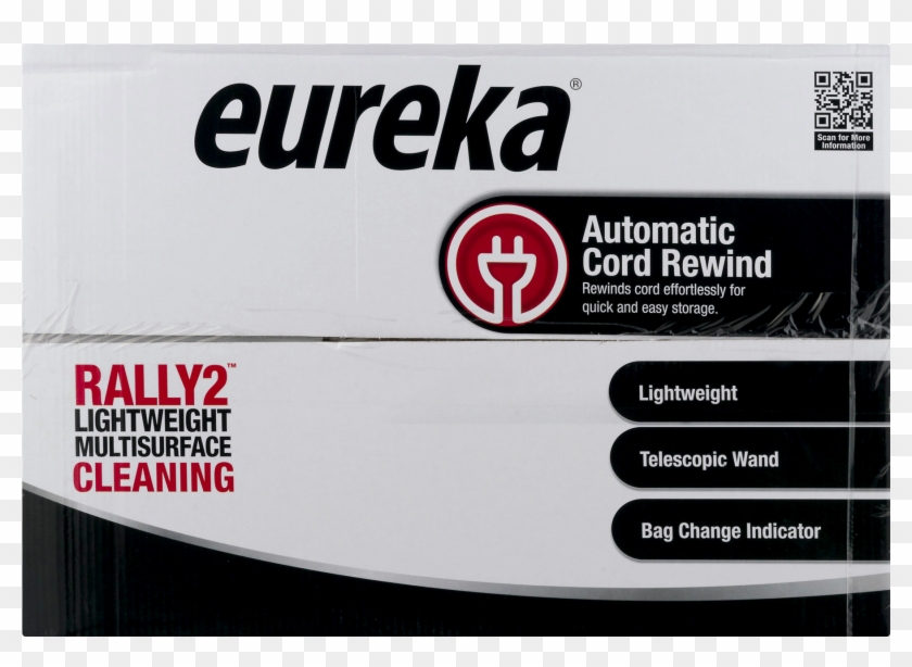 Eureka Rally 2 Canister Vacuum With Automatic Cord Parallel, HD Png
