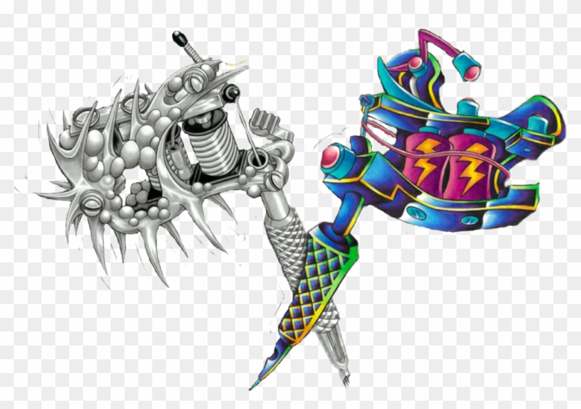 #tattoo Machine - Illustration, HD Png Download - 1024x674(#6513392