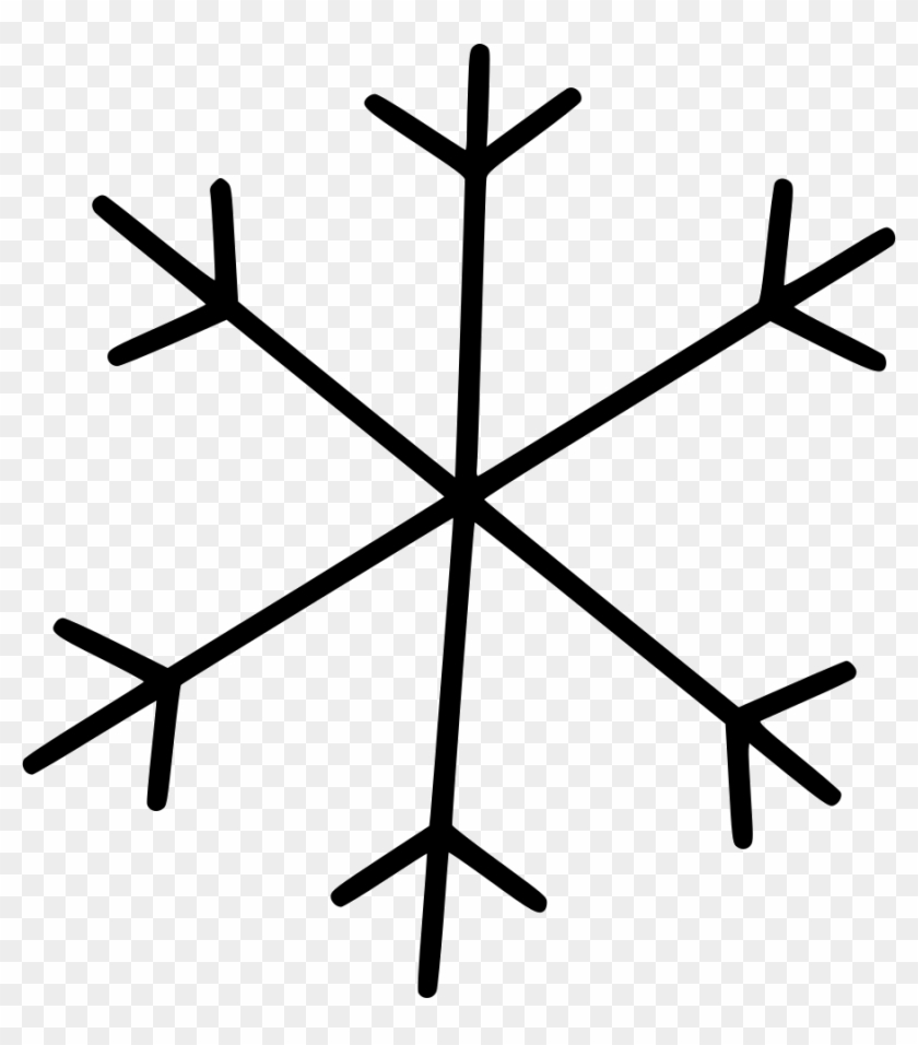 Png File Simple Snowflake Silhouette Transparent Png 898x980 6517082 Pngfind