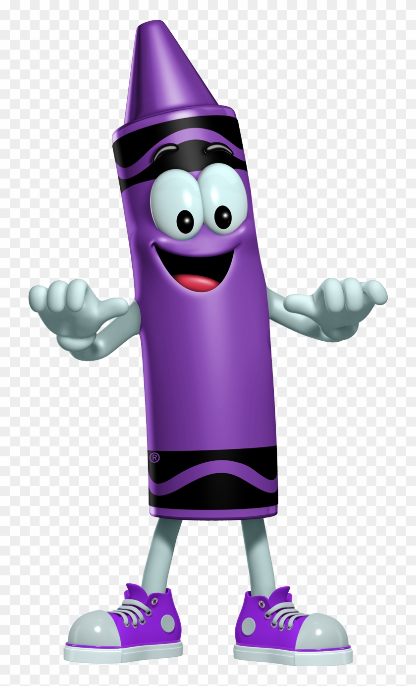 Crayon Watching - Animated Crayola Crayon Characters, HD Png Download