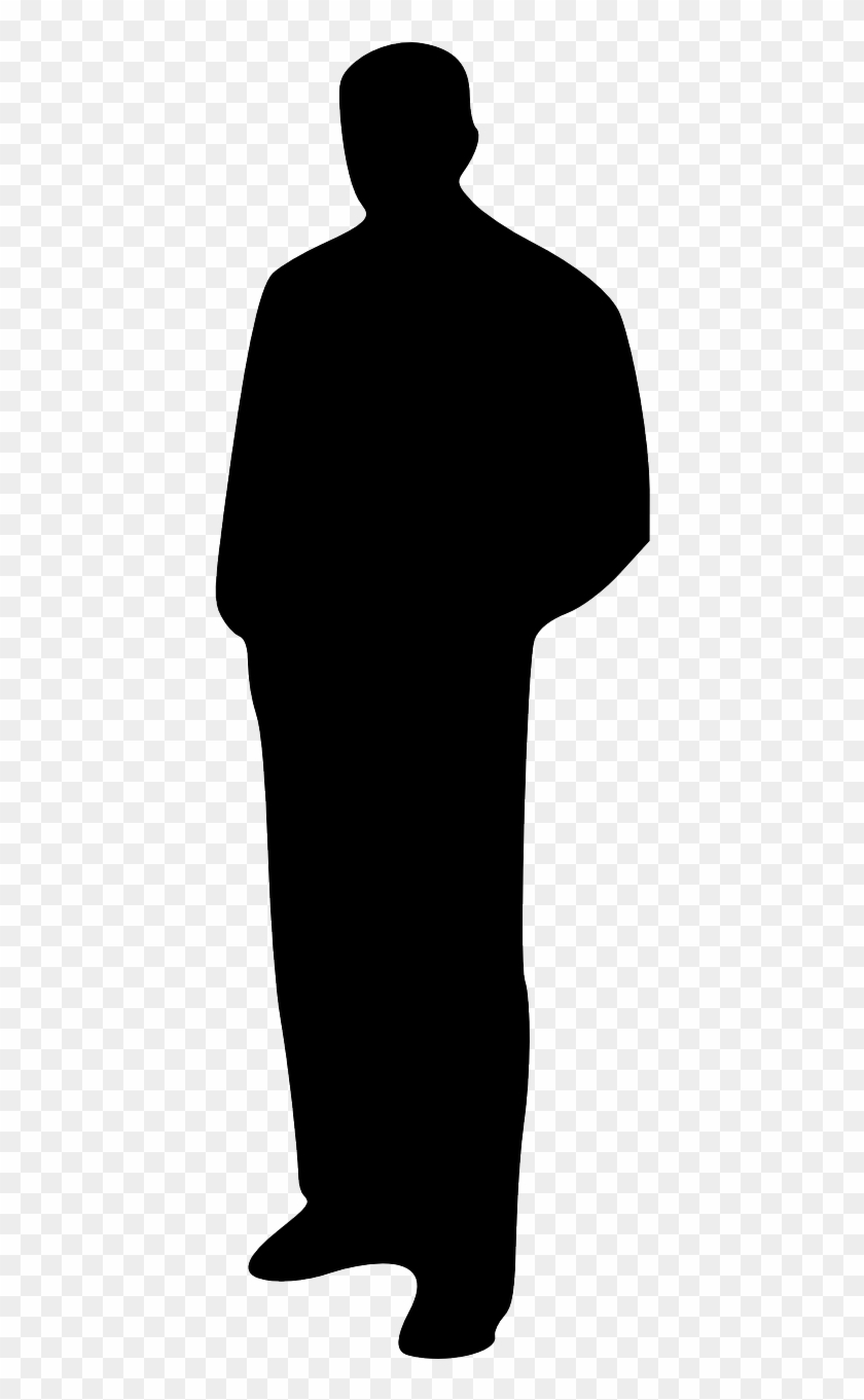 Man Silhouette Black, HD Png Download - 640x1280(#6527246) - PngFind