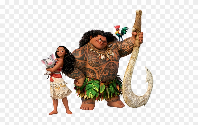 Moana Maui Pua aaaand Heiheipic Moana Maui Pua And Hei Hei Hd Png Download 591x591 Pngfind