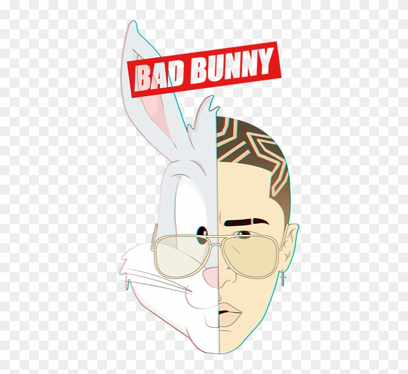Bleed Area May Not Be Visible - Bad Bunny Dibujos Animado, HD Png Download  - 480x700(#6534684) - PngFind