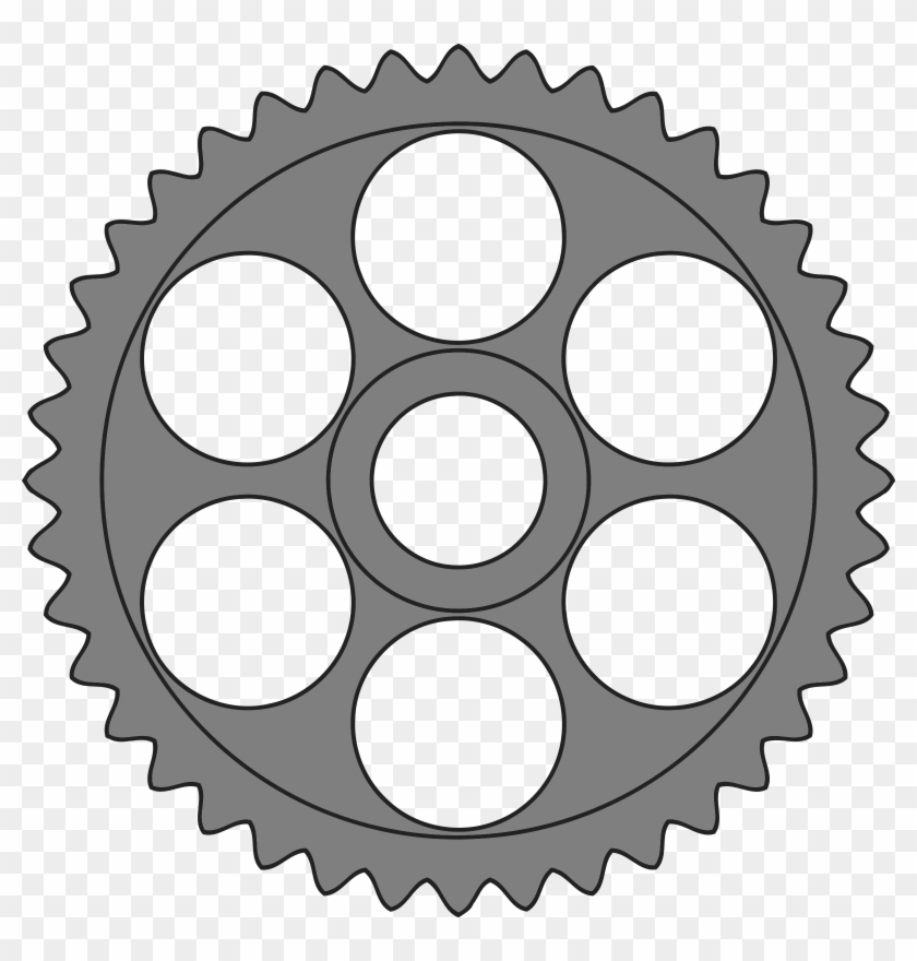This Free Icons Png Design Of 40-tooth Gear With Circular - Wheel With ...