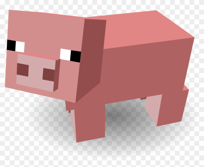 Pig Svg Minecraft - Minecraft Pig Clip Art, HD Png Download - 1018x785(#6548723) - PngFind