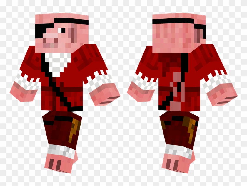 Pirate Pig Cool Minecraft Skins Hd Png Download 804x576 Pngfind