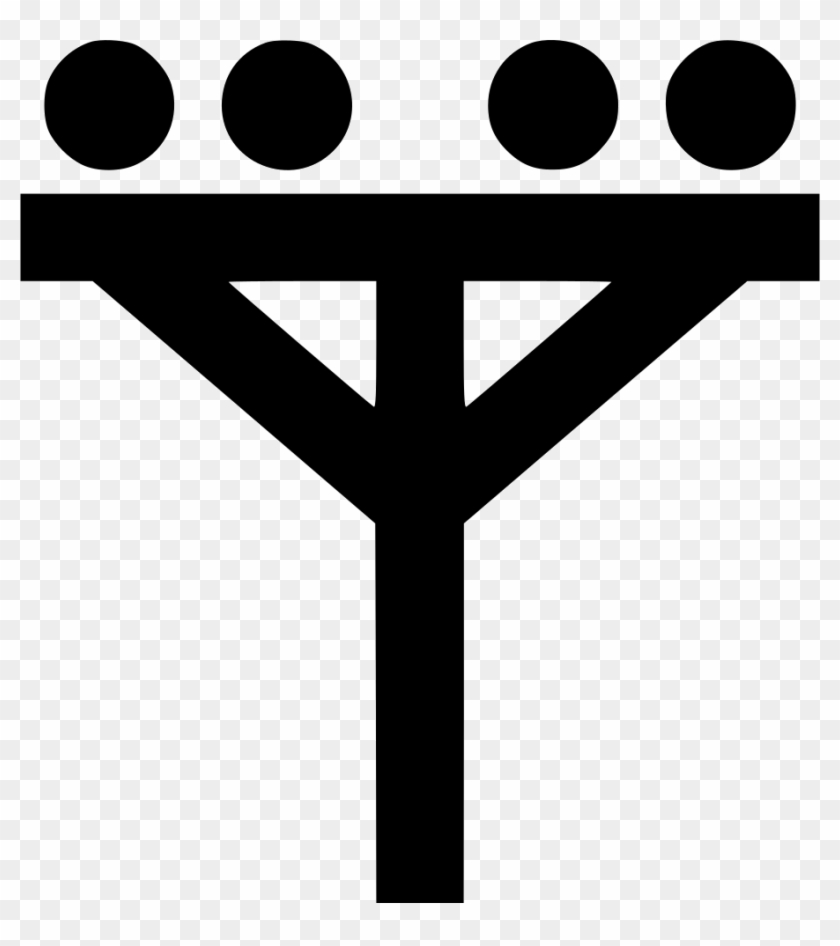 Electric Pole Comments - Electric Pole Vector Icon, HD Png Download ...