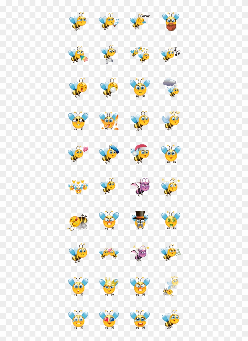 Bee Emoji, HD Png Download 420x1121(6552075) PngFind