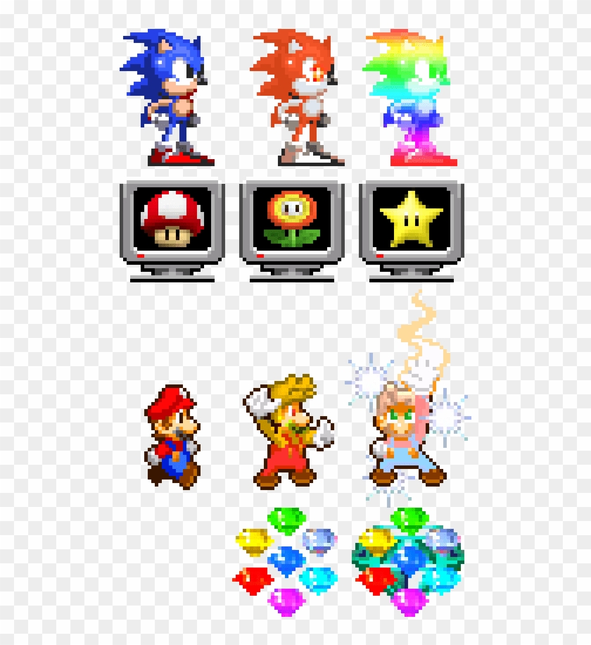 Mario Power Up Sprites Hd Png Download 500x1000 Pngfind