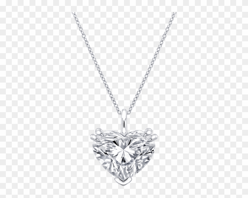 Heart Shaped Diamond Necklace Locket Hd Png Download 640x640 Pngfind