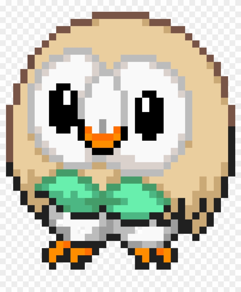 Rowlet - Cupcake Pixel Gif, HD Png Download - 1170x1170(#6562688) - PngFind