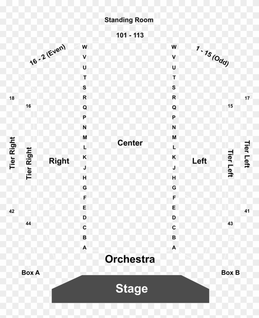 Stagecoach Seating Chart 2018