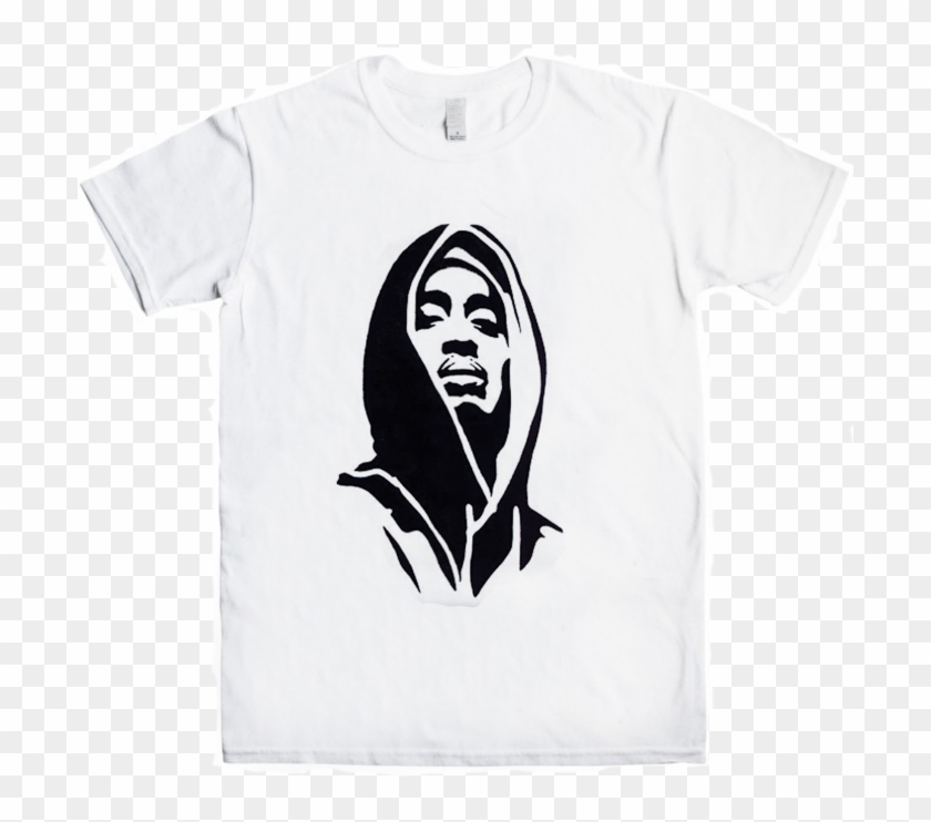 2pac T-shirt - 2pac Black And White, HD Png Download - 700x700(#6567765 ...