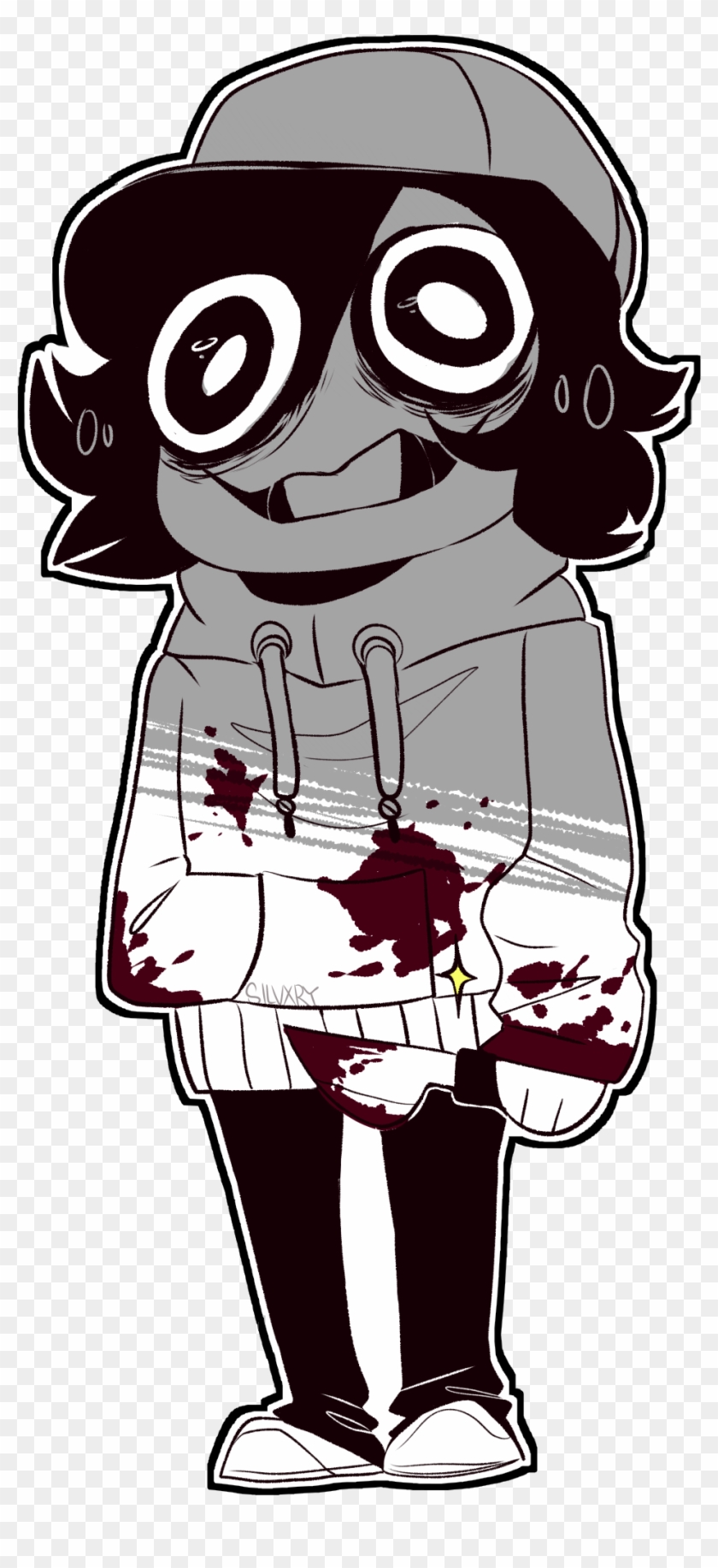 Jeff The Killer Sticker I Drew My Duuuuuuuuuuudes Jeff The Killer