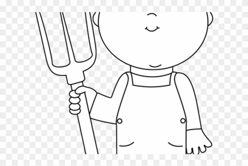Farmer Clipart Outline Farm Clip Art Kids Hd Png Download 640x480 Pngfind