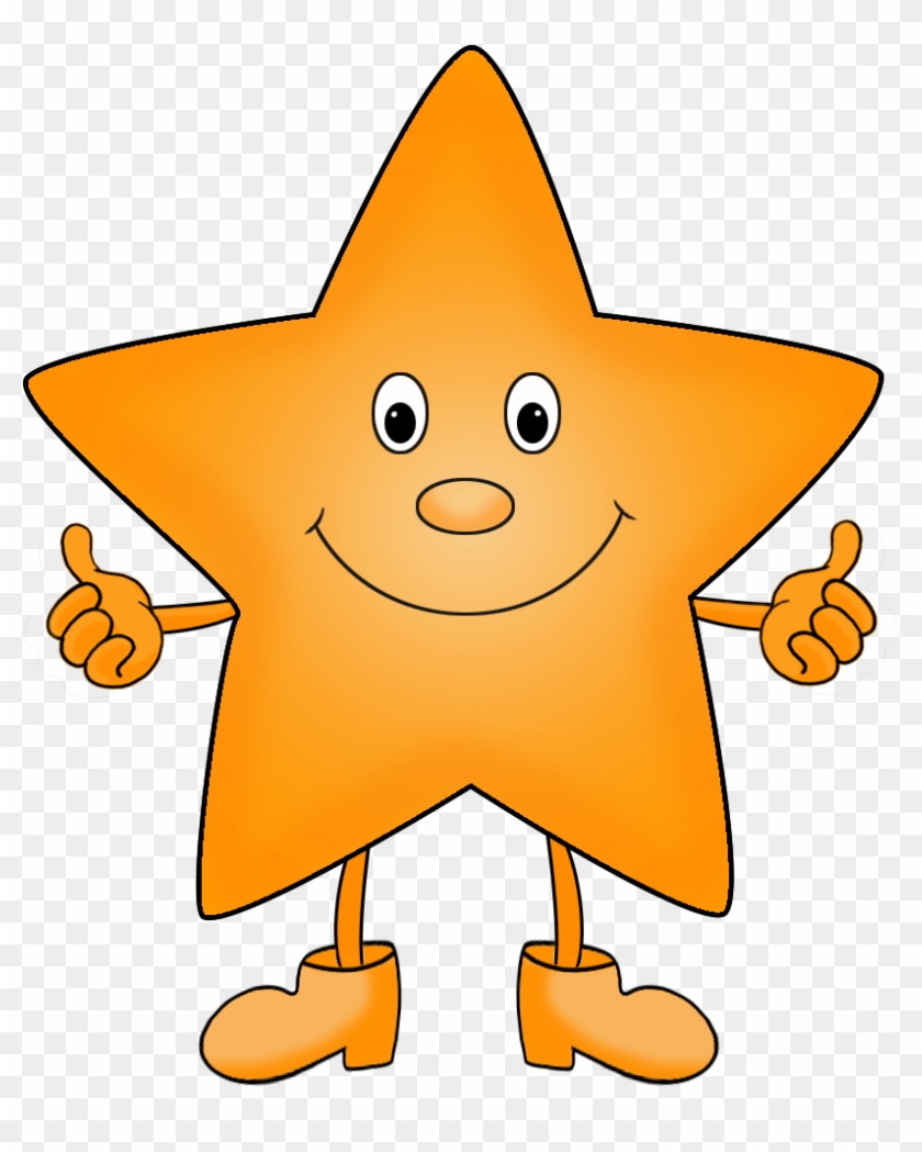 Star Cartoon - Cartoon Transparent Background Stars, HD Png Download