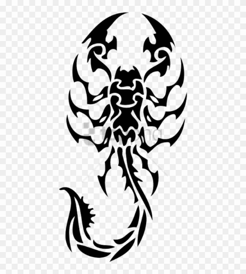 Free Png Scorpion Tattoo Flat Png Images Transparent - Tribal Scorpion  Tattoo, Png Download - 480x889(#6575435) - PngFind