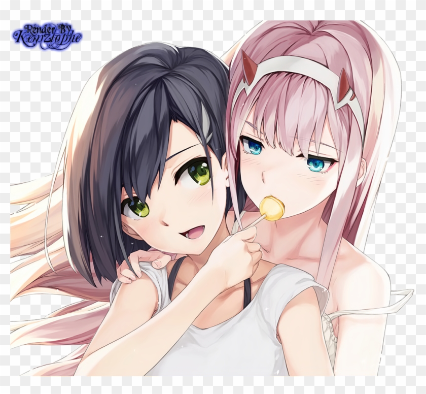 Darling In The Franxx Ichigo X Zero Two Png Download Zero Two X Ichigo Kiss Transparent Png 1027x900 Pngfind