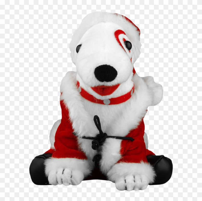 bullseye dog plush