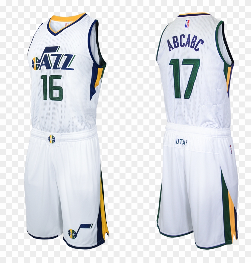 utah jazz white jersey