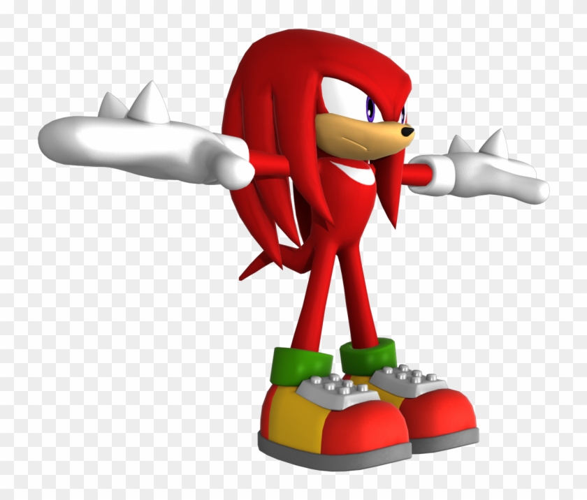 Download Zip Archive Knuckles The Echidna Model, HD Png