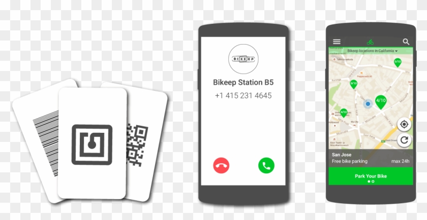 Bikeep Options For Bike Parking - Smartphone, HD Png Download ...
