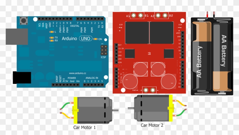 Arduino Motorshield Components - Text To Speech Module For Arduino, HD ...