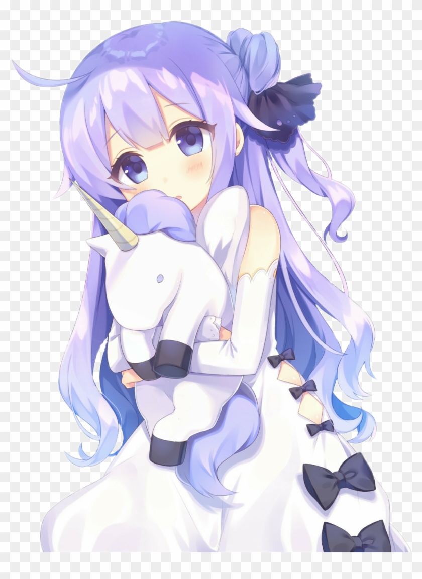 anime unicorn girl (edited) by lancylancy on DeviantArt