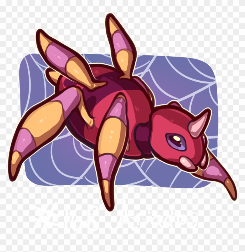 Pokemon 168 Ariados By Oddsocket-db4aoqs - Cartoon, HD Png Download