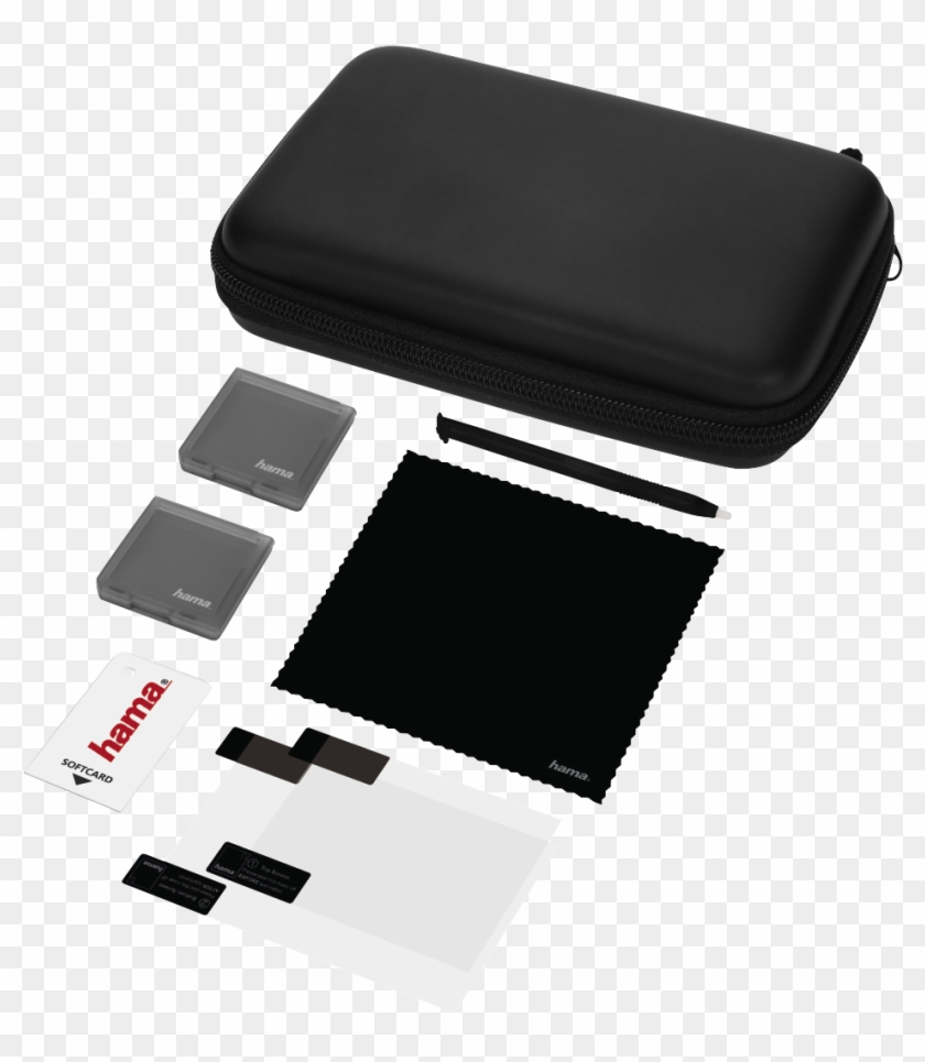 8in1 Basic Accessory Kit For Nintendo New 3ds Xl Black New Nintendo 3ds Hd Png Download 1100x1100 Pngfind