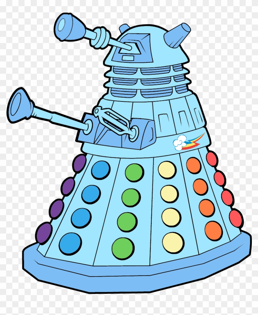 My Little Dalek - Doctor Who Coloring Pages, HD Png Download - 860x1015
