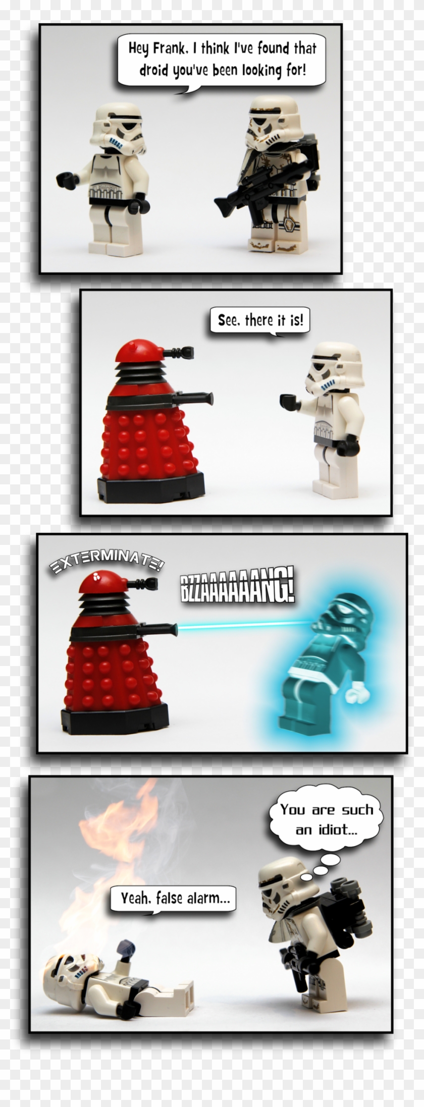 Stormtroopers Meet A Dalek - Happy Birthday Whovian, HD Png Download -  1024x2458(#6634754) - PngFind