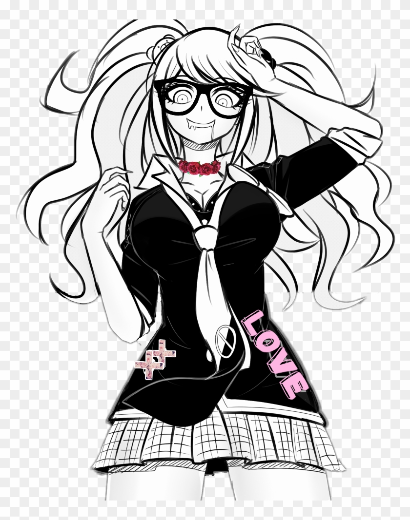 Find hd #junko Enoshima - Danganronpa Junko Enoshima Manga, HD Png Download...