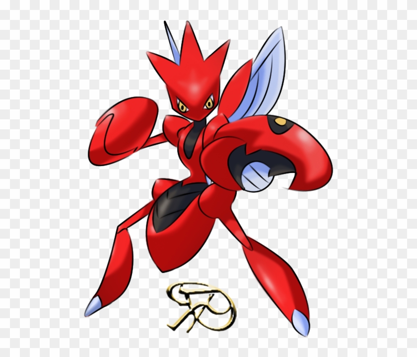 Scizor By Brignan Scizor Pokemon Png Transparent Png 506x638 Pngfind