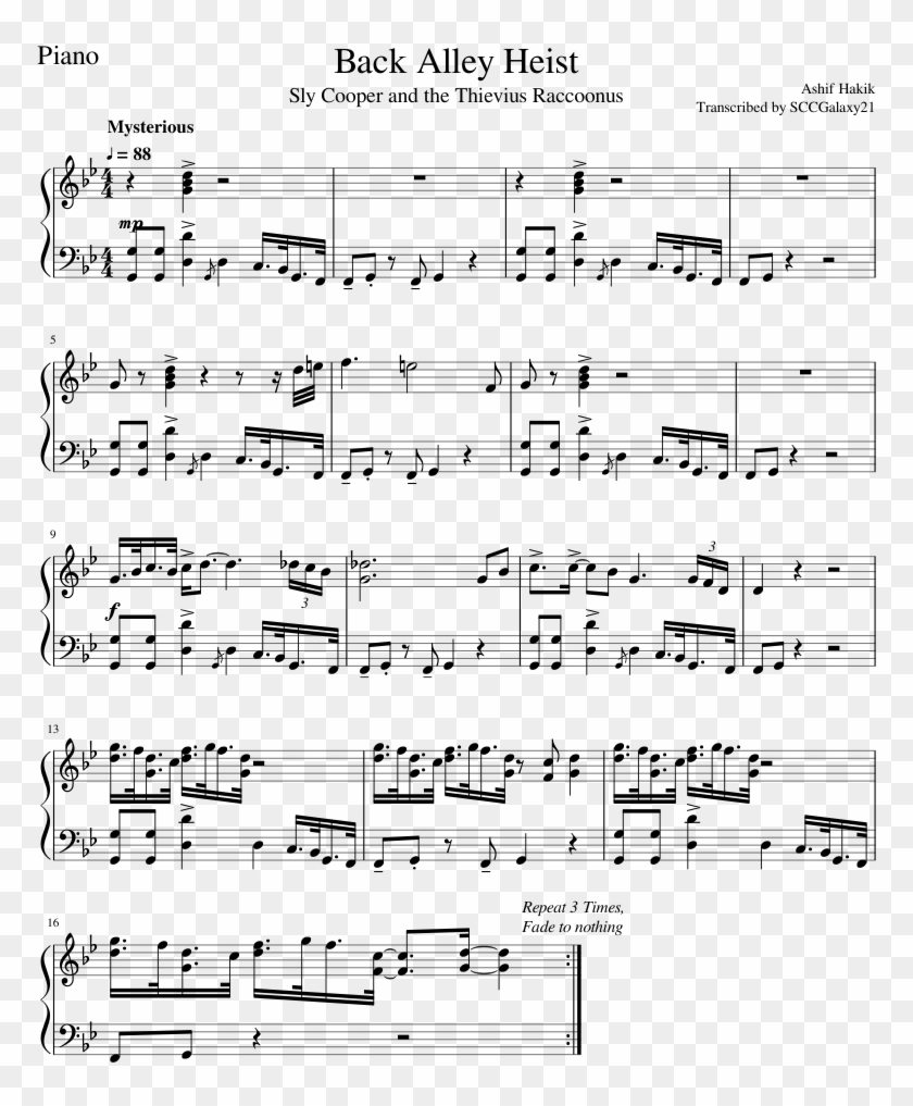 God Of War Piano Sheet Music Hd Png Download 850x1100 6642370 Pngfind