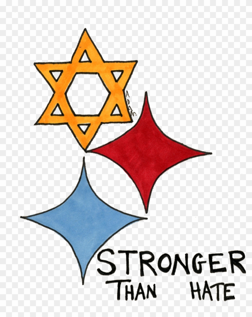 Stronger Than Hate Logo Pittsburgh, HD Png Download - 1453x1816 ...