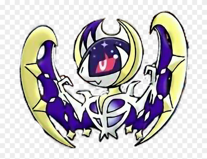 Pokemon Pokemon Shuffle Lunala Spectre Psy Legandaire Emblem Hd Png Download 696x564 6649655 Pngfind