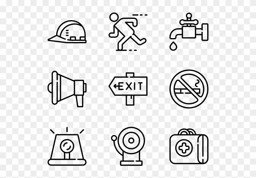 Firefighting - White Icons Png, Transparent Png - 600x564(#6651883 ...