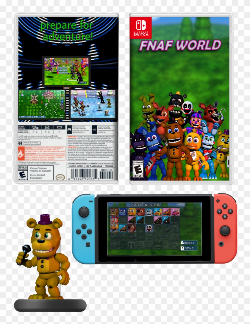 Fnaf World Switch , Png Download - Nintendo Ds, Transparent Png -  757x1006(#6658749) - PngFind