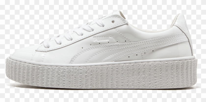 Subjetivo Eclipse solar El aparato Puma X Rihanna Basket Creepers Unisex White 362269-01 - White Adidas Nizza  Trainers, HD Png Download - 850x600(#6669357) - PngFind