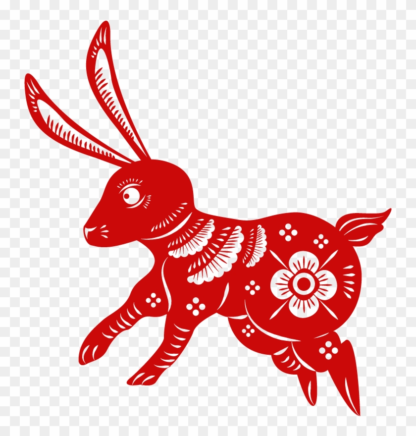 A guide to celebrating the chinese new year in 2018 Chinese Clipart Chinese Zodiac - Zodiac Rabbit, HD Png Download