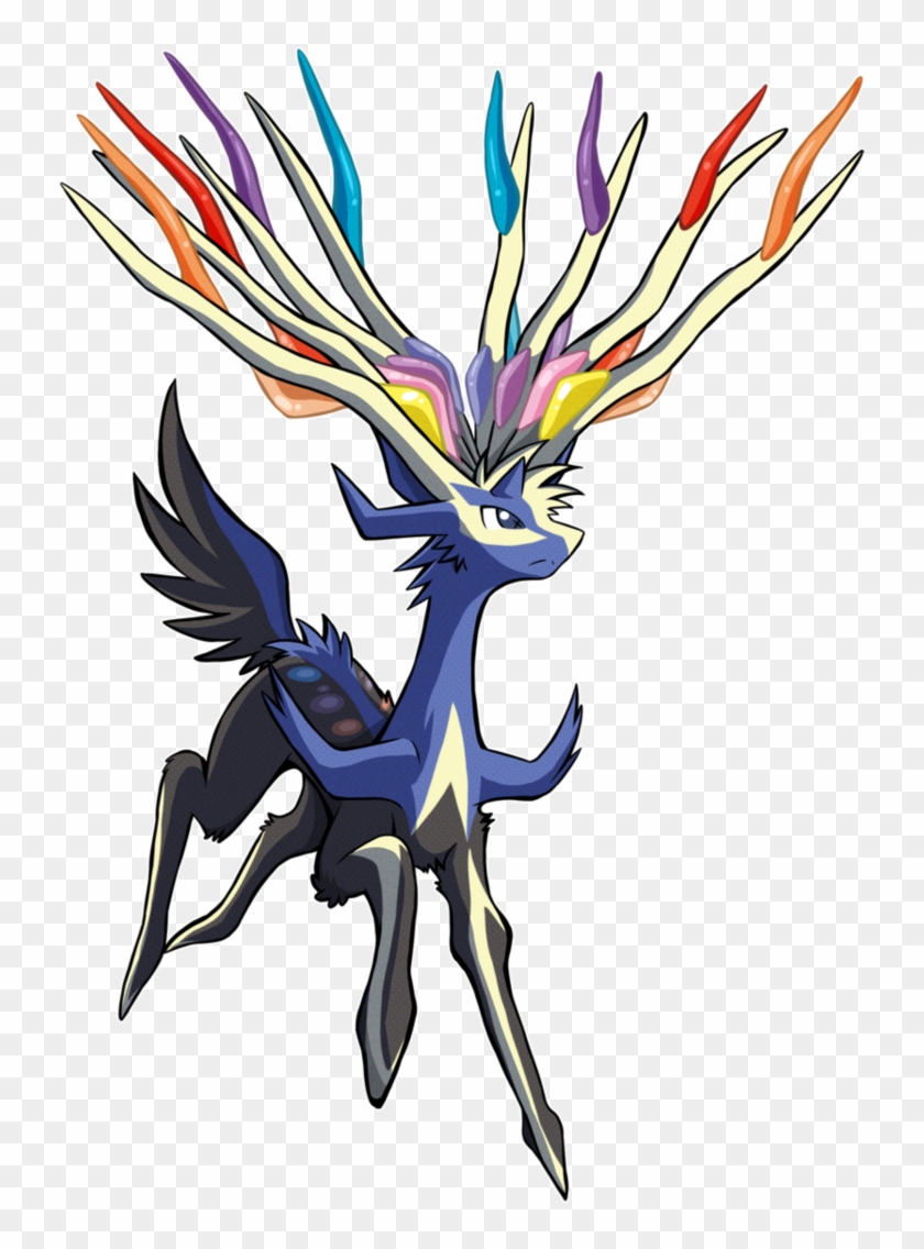 Xerneas's Drastic New Look By Softmonkeychains - Cartoon, HD Png Do...