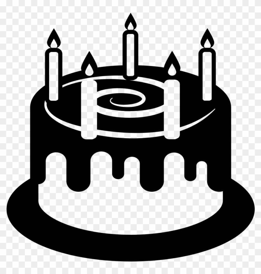 Download Open Birthday Cake Emoji Black Hd Png Download 1000x1000 670571 Pngfind