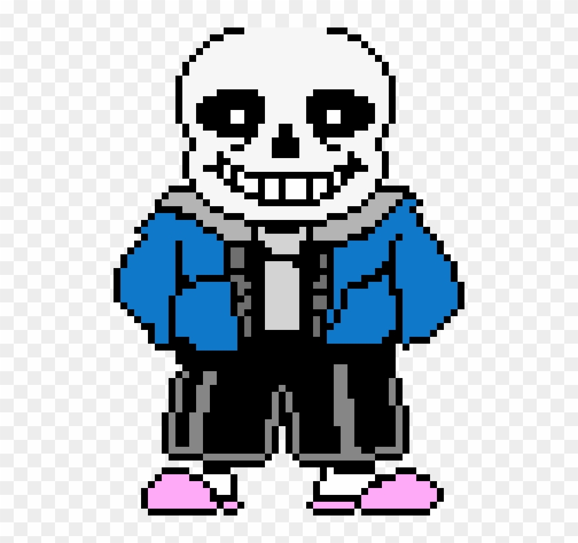 Pixel Art - Undertale Sans - Sans Undertale Sprite Transparent, HD Png  Download - 1184x1184 (#2827369) - PinPng