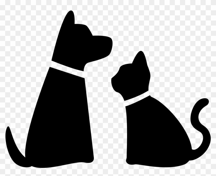 dog and cat silhouette png