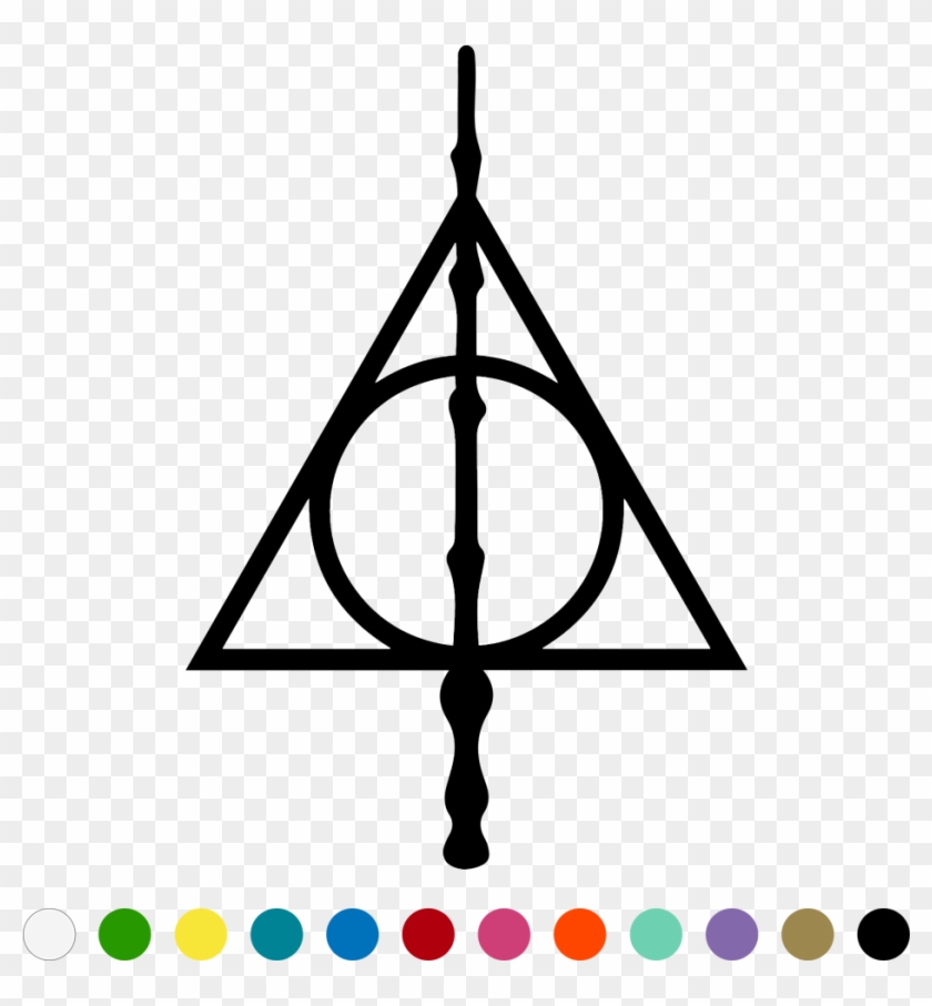 Deathly Hallows Png - Harry Potter Symbol, Transparent Png - 1024x1024