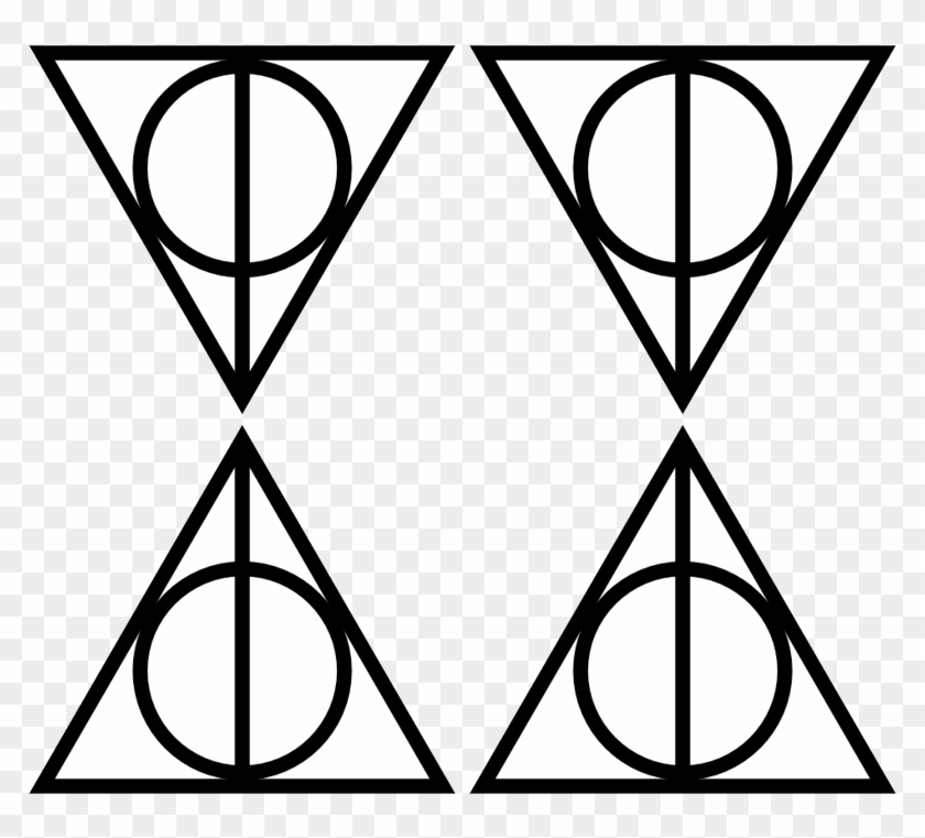 Deathly Hallows Symbol Transparent, HD Png Download - 789x681(#675443) -  PngFind