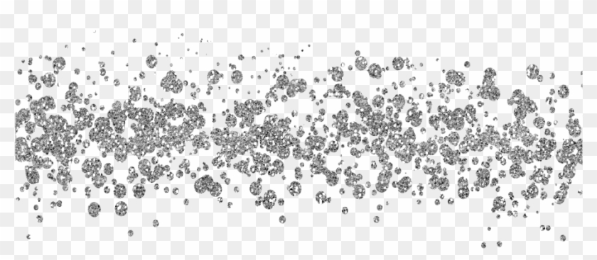 Mq Silver Glitter Diamond Diamonds Border Borders - Transparent Glitter
