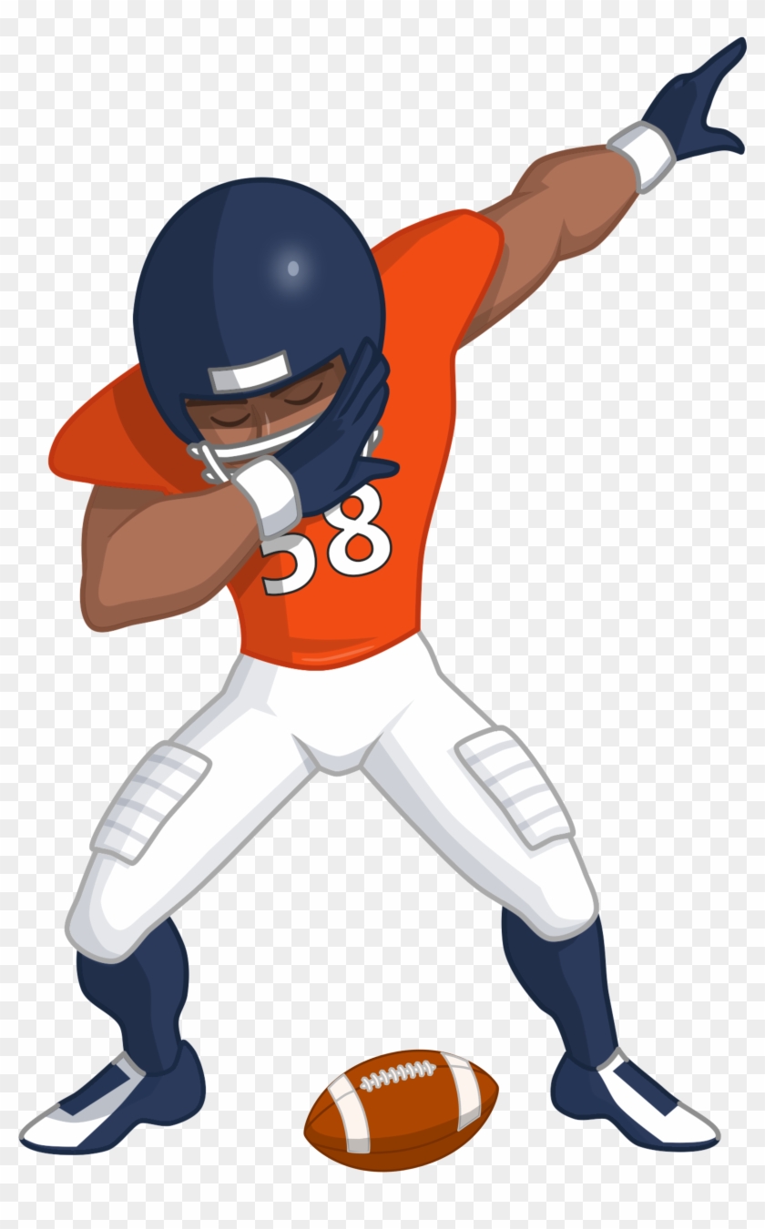 Football Dab Clip Black And White Stock Rr Collections - Football