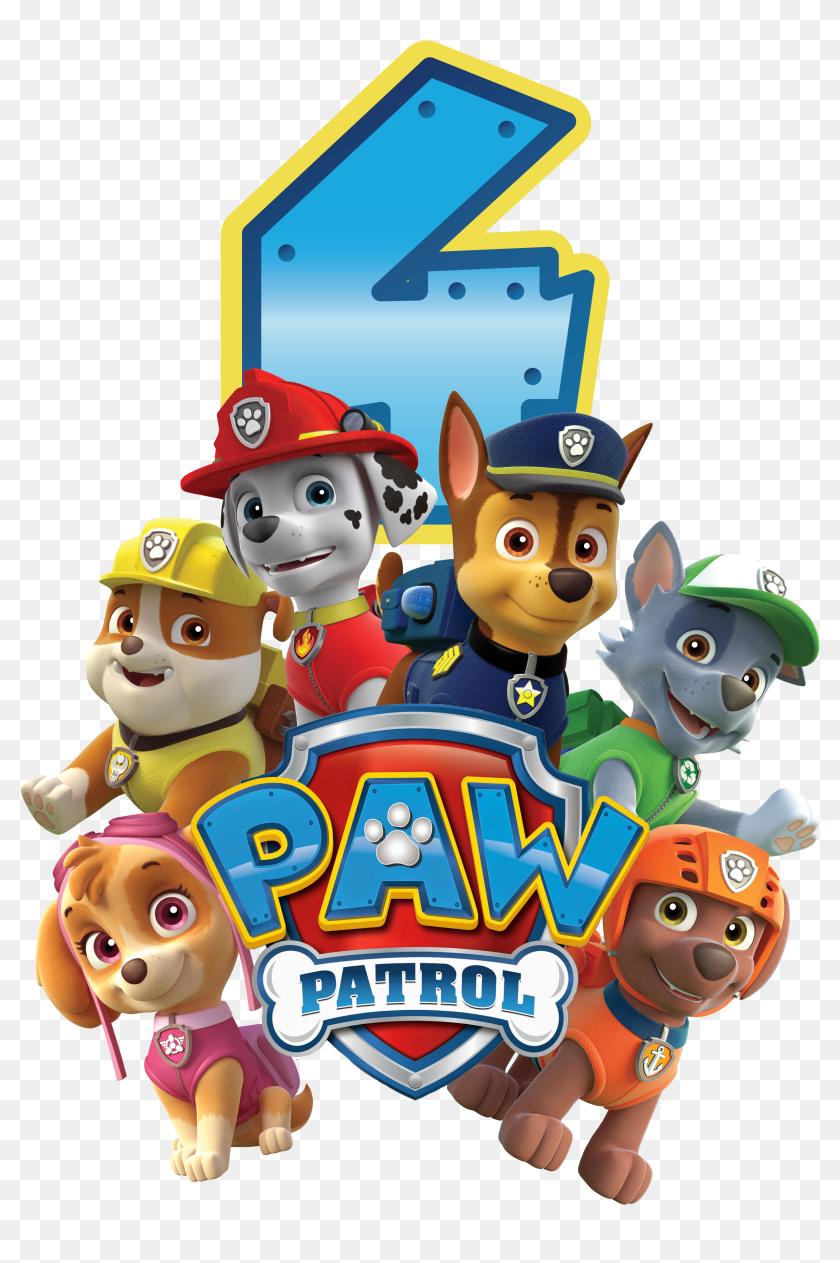 Paw Patrol All Character Png Kids - Paw Patrol Birthday Png, Transparent Png  - 2362x3543(#6702322) - PngFind